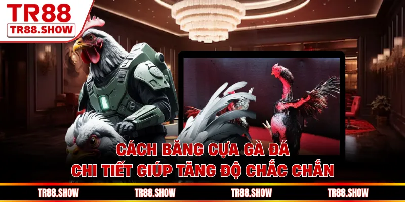 Cách băng cựa gà đá chi tiết giúp tăng độ chắc chắn