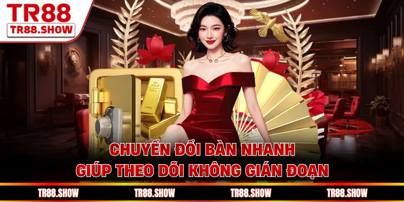 Chuyển đổi bàn nhanh giúp theo dõi không gián đoạn