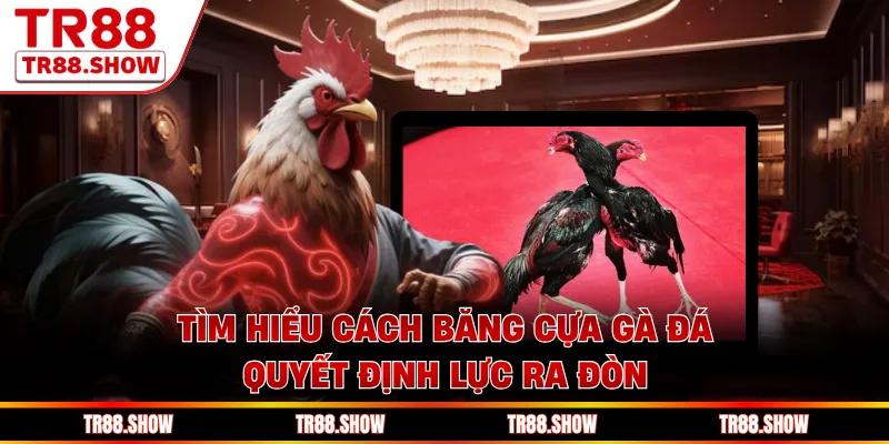 Tìm hiểu cách băng cựa gà đá quyết định lực ra đòn