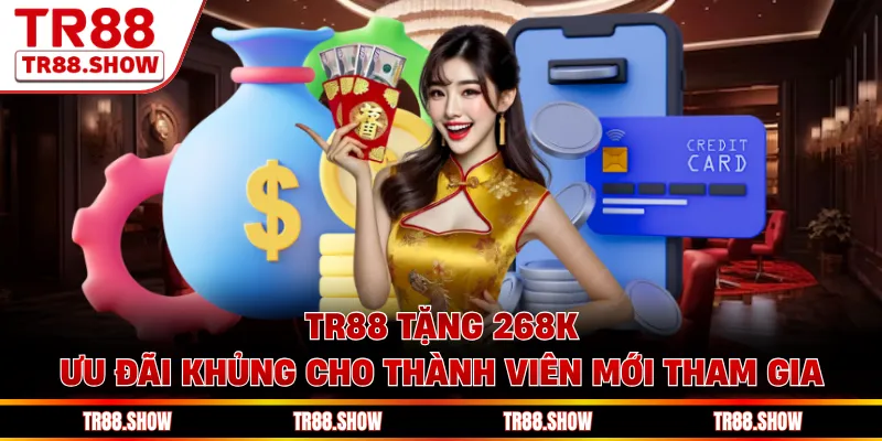 Tr88 Tặng 268K - Ưu Đãi Khủng Cho Thành Viên Mới Tham Gia